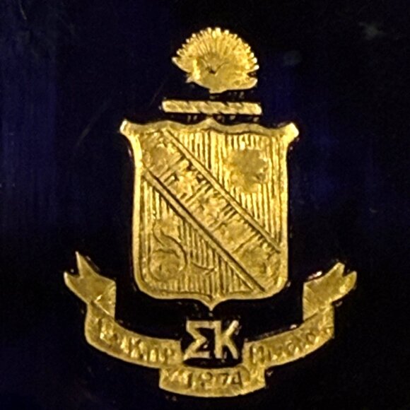 Vintage Sigma Kappa Alpha Phi Winter Formal Dance Card 1931 Purple Celluloid - Picture 3 of 10